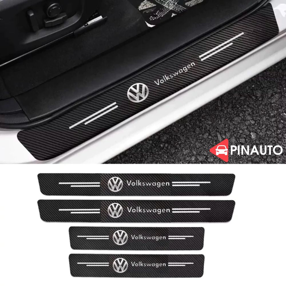 Protectores de alféizar de la puerta con logotipo