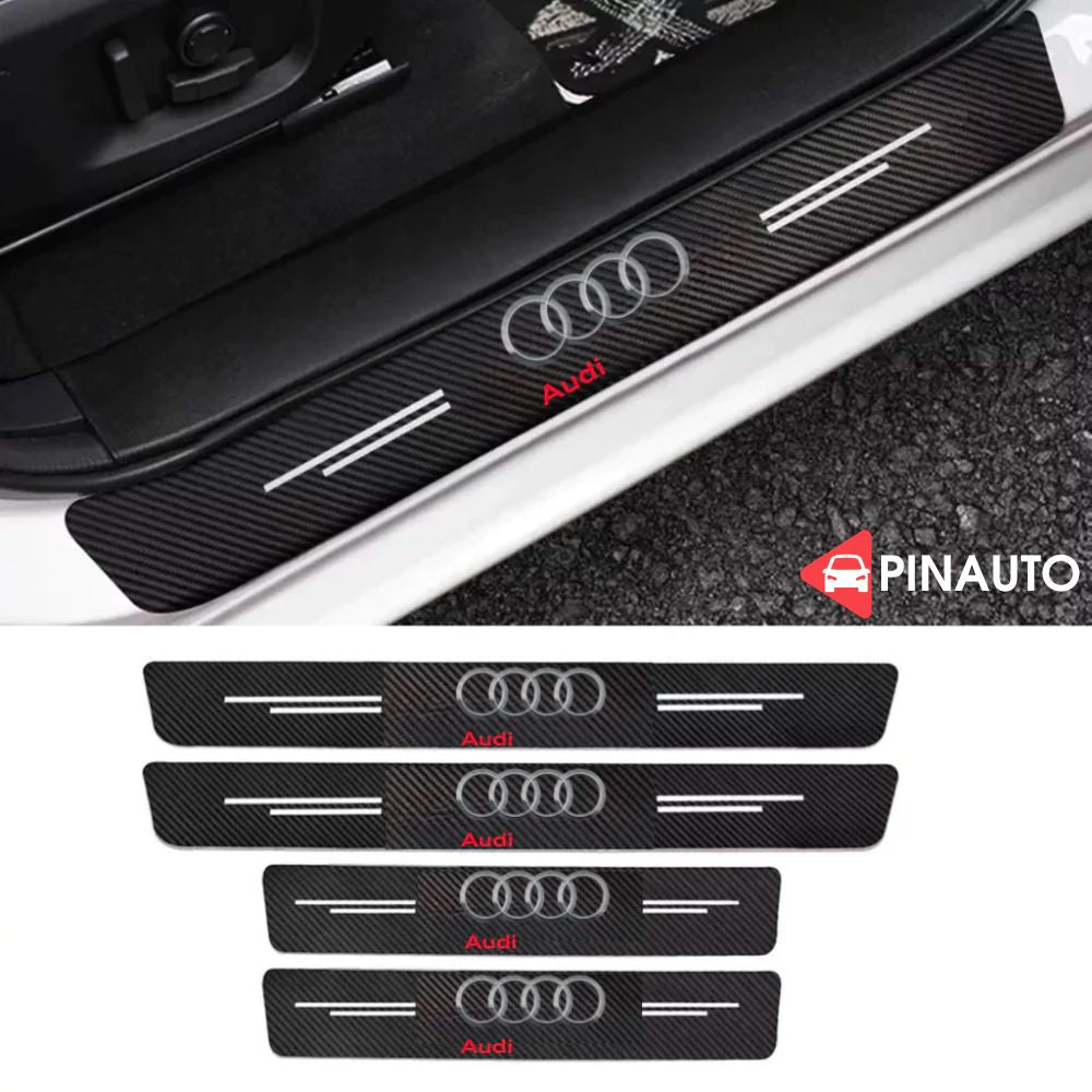 Protectores de alféizar de la puerta con logotipo