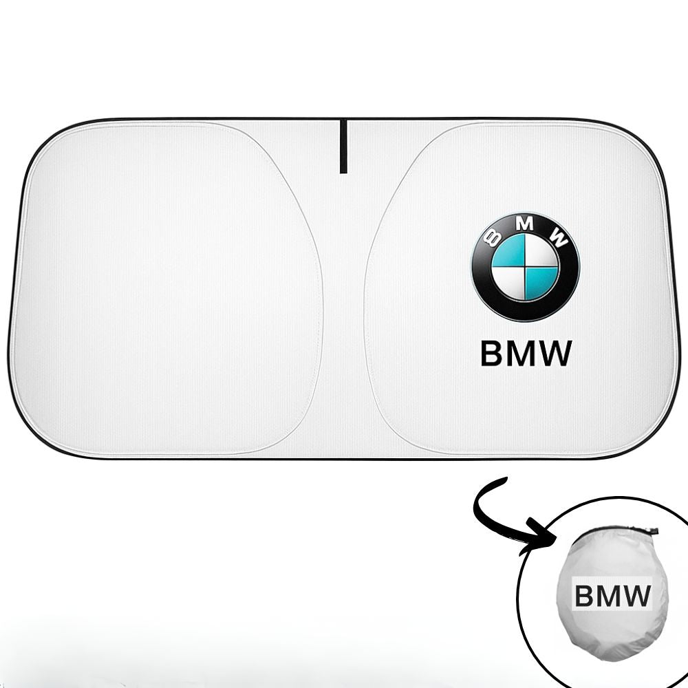 Parasole per auto pieghevole con logo