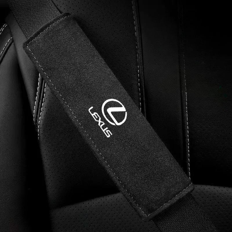 高級スエードシートベルトカバー(2個入り)