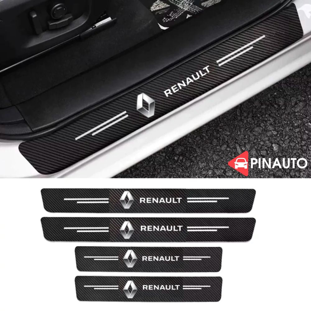 Protectores de alféizar de la puerta con logotipo